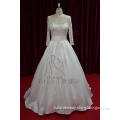Elegant Princess Wedding Dress Lace Long Sleeve Ball Gown